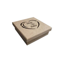 Caixa de Presente com Escrita Mãe Te Amo em MDF