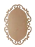 PLACA OVAL TRABALHADA LISA N°5 (TAMANHOS)
