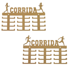 PORTA MEDALHAS CORRIDA 30X20CM (MODELOS)