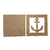 QUADRO 20X20CM ANCORA COM FUNDO - comprar online