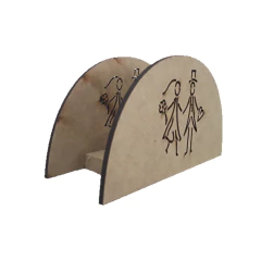 PORTA GUARDANAPO NOIVOS Nº1