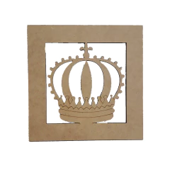 QUADRO 20X20CM COROA Nº1