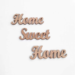 PALAVRA HOME SWEET HOME CURSIVA
