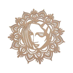 MANDALA ROSTO MARIA TRABALHADA