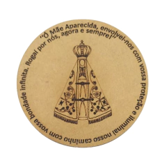 Mandala MDF Religiosa Nossa Senhora Aparecida com Oração