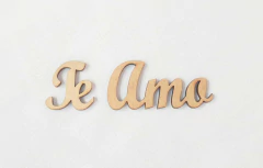 PALAVRA TE AMO CURSIVA 9,5X3CM