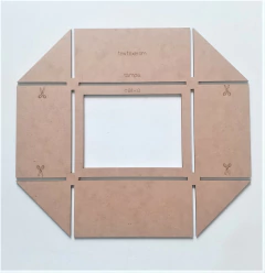 GABARITO PARA CAIXA 19X15X9CM