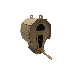 Casa de Passarinho MDF para jardim 25x19x14,5cm Nº4