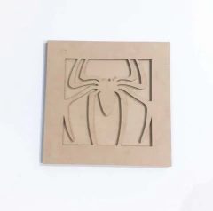 QUADRO 20X20CM HOMEM ARANHA COM FUNDO