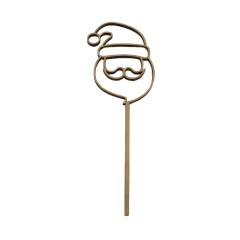 Topo de Bolo MDF Natalino Papai Noel 15x6,6cm
