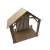 Casa MDF Presépio Decorativo de Natal 37,5x36x20cm - comprar online