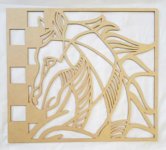 QUADRO CAVALO 25X22CM