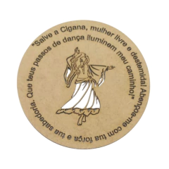 Mandala MDF Umbanda Cigana com Oração