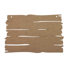 PLACA RETANGULAR RUSTICA 30X20CM