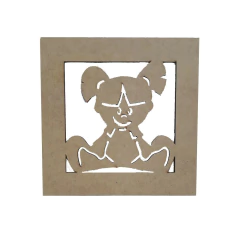 QUADRO 20X20CM BONECA