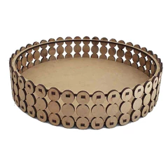 BOLEIRA PEROLAS 42CM