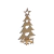 Mini Árvore de Natal MDF com Base 11,5x7cm - comprar online