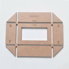 GABARITO PARA CAIXA 13X8X4CM