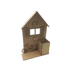 Porta Lápis e Canetas MDF Casa Decorativa Home 23,5x16x6cm