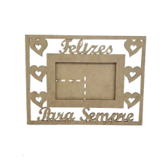 PORTA RETRATO FELIZES PARA SEMPRE 10X15CM