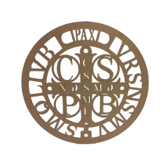 Mandala MDF Medalha de São Bento Nº1
