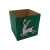 Caixa MDF Cachepot de Natal 10,5x10,5cm Verde - loja online