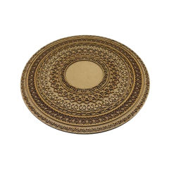 Kit MDF 6 Aros Trabalhados com Fundo 33cm Nº1