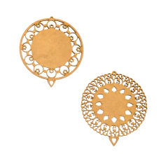 Placa MDF Moldura Escapulário Religioso para Porta 10cm