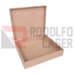 CAIXA CRUA DOBRADIÇA LISA 33,5X28X8CM