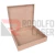 CAIXA CRUA DOBRADIÇA LISA 33,5X28X8CM