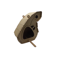 Casa de Passarinho MDF para jardim 31x24x14,5cm Nº1