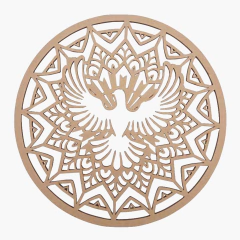 MANDALA ESPIRITO SANTO TRABALHADA Nº1