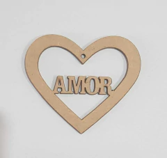 CHAVEIRO CORACÃO AMOR 7X6CM