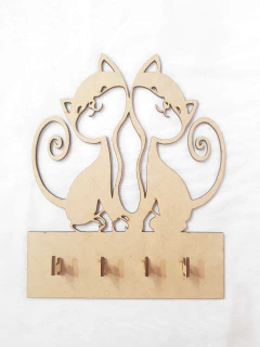 PORTA CHAVES GATOS 25X19,5CM