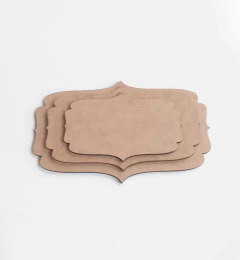 TRIO DE PLACAS N1 14,5X9CM