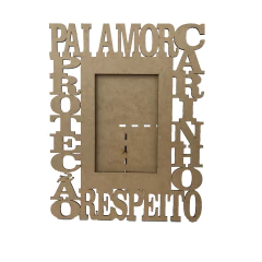 PORTA RETRATO PAI AMOR CARINHO 10X15CM