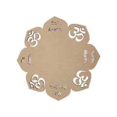 PLACA FLOR HOOPONOPONO 20CM