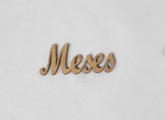 PALAVRA MESES CURSIVA 8X3CM