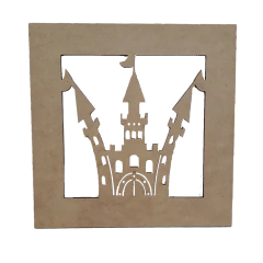 QUADRO 20X20CM CASTELO
