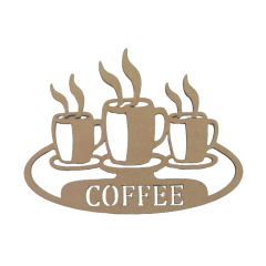 PLACA COFFEE XICARAS (TAMANHOS)