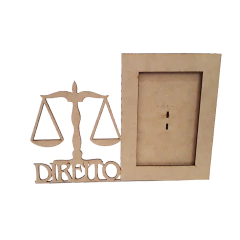 PORTA RETRATO PROFISSÃO DIREITO 10X15CM (26X19CM)