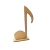 NOTA MUSICAL COM BASE N°1 15CM - comprar online