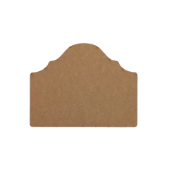 Placa MDF Decorativa Lisa 25x19cm - 6mm