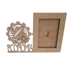 PORTA RETRATO PROFISSÃO ECONOMIA 10X15CM (26X19CM)