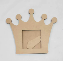 PORTA RETRATO COROA 9X9CM (24X21,5CM)