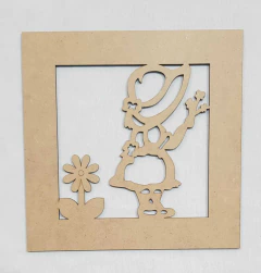 QUADRO 20X20CM CAMPONESA