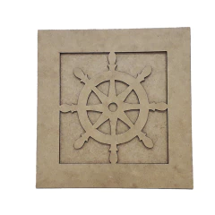 QUADRO 20X20CM TIMÃO COM FUNDO