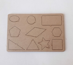 JOGO DAS FORMAS GEOMETRICAS 30X20CM