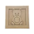 QUADRO 20X20CM URSO Nº1 COM FUNDO