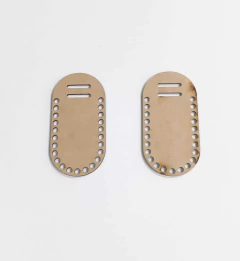 PAR LATERAL CROCHE PARA BOLSA Nº1 16X8CM